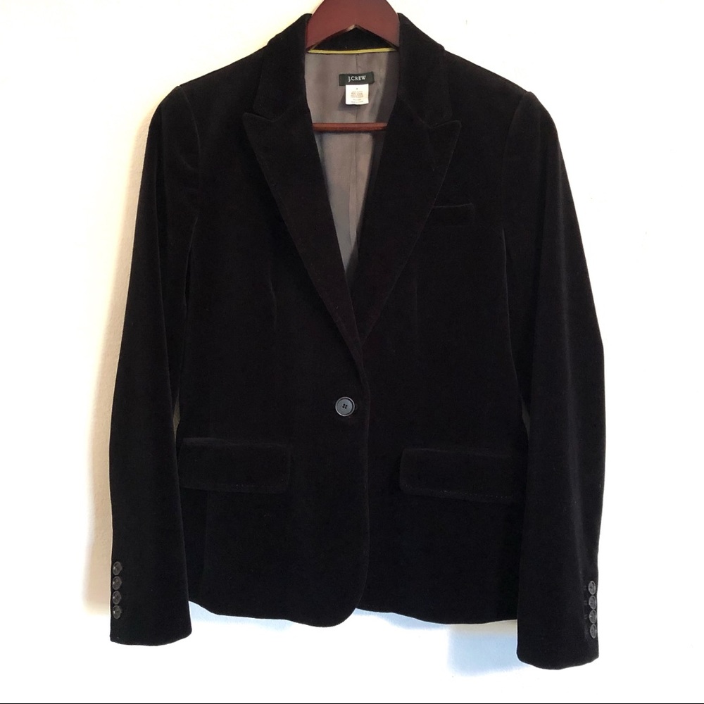 J.Crew Velvet Blazer